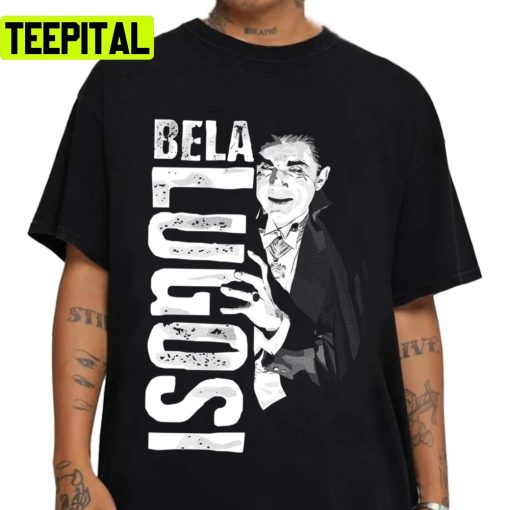 Dracula Bela Lugosi Vampire Goth Halloween Frankenstein Jr Unisex T-Shirt