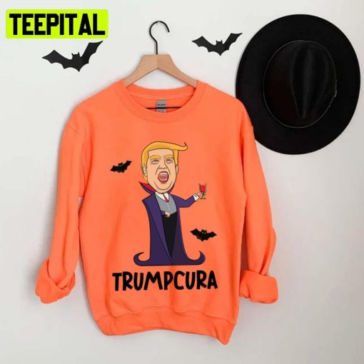 Dracula Trumpcura Funny Trump Chibi Halloween Spooky Night Unisex T-Shirt