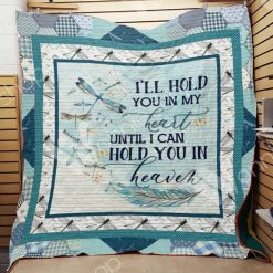 Dragonfly I’ll Hold You In My Heart Dragonfly Lo Quilt Blanket