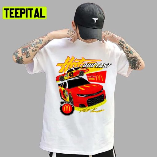 Drive Thru Crew Retro Nascar Car Racing Matt Kenseth Unisex T-Shirt