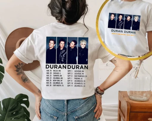 Duran Duran North American 2022 Tour New Art T-Shirt