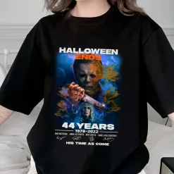 Ends Horrors Movies 44 Year Michael Mayer His Time Has Come Halloween Unisex T-Shirt