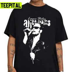 Facelift Layne Black And White Art Layne Staley Unisex T-Shirt