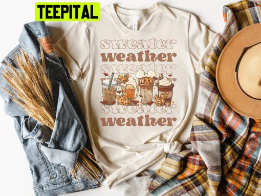 Fall Coffee Mickey Pumpkin Spice Halloween Thanksgiving Trending Unisex Shirt