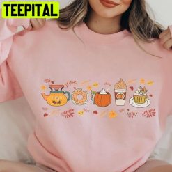 Fall Coffee Pumpkin Spice Cute Fall Trending Unisex Sweatshirt