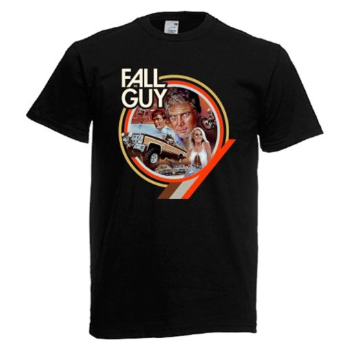 Fall Guy Insignia Colt Seavers Mens Black Navy T-Shirt