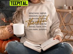 Falling Leaves Laggings Thankful Trending Unisex Sweatshirt