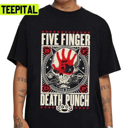 Far From Home Band Death Five Finger Death Punch Rock Band Unisex T-Shirt