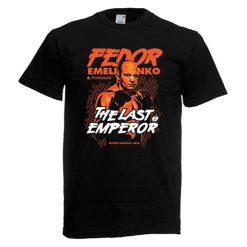 Fedor Emelianenko MMA Fighter Legend Mens Black T-Shirt