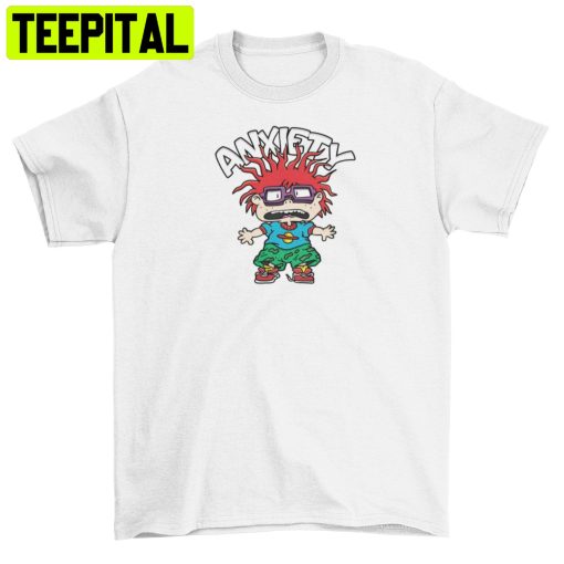 Finster Anxiety Cartoons Rugrats Trending Unisex Shirt