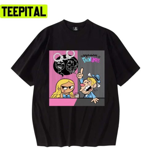 Frenemies Billy & Mandy Parody Cover Unisex T-Shirt