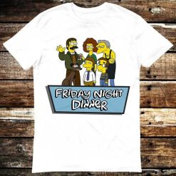 Friday Night Dinner Shalom Jackie The Simpsons Funny Sitcom TV Wilson Art T-Shirt