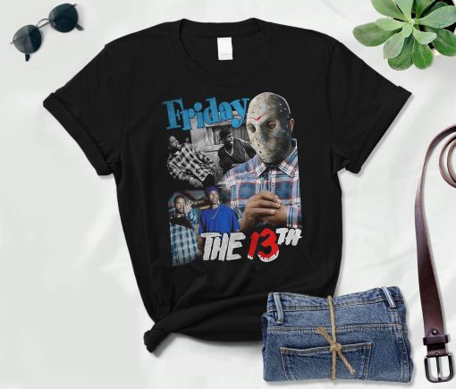 Friday The 13th Mashup Deebo Jason Smokey Craig Movie Vintage Unisex T-Shirt