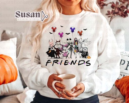 Friends Mickey Balloon World Costume Disney Halloween Nightmare Before Christmas Unisex Sweatshirt