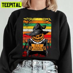 Funny Anti Trump Monster Halloween Spooky Night Unisex Sweatshirt