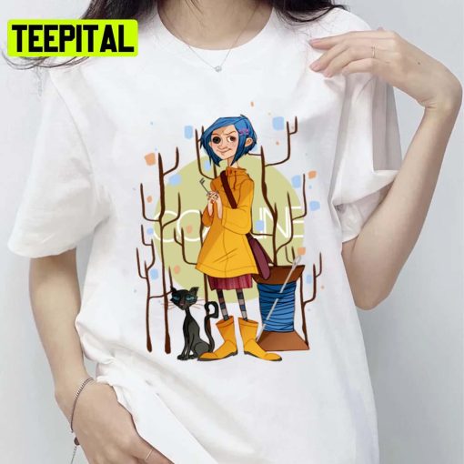 Funny Design Coraline Halloween Art Unisex T-Shirt