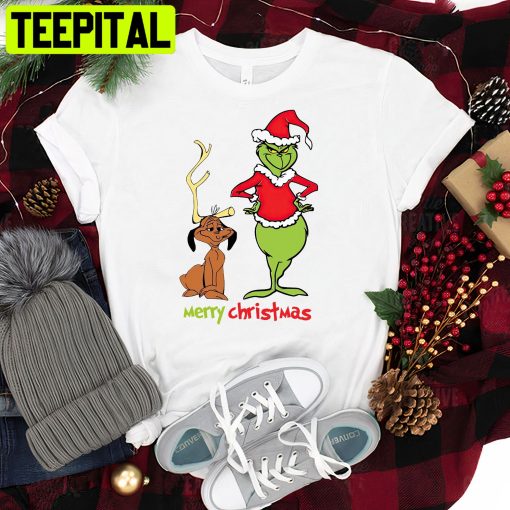 Funny Dog Grinch Stolen Christmas Trending Unisex Shirt