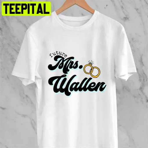 Funny Future Mrs Wallen Retro 70s Vintage Unisex T-Shirt