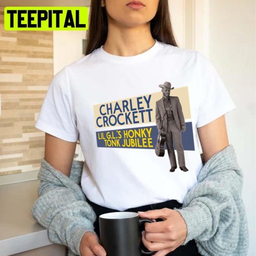 Funny Guitarist Retro Wave Charley Crockett Unisex T-Shirt