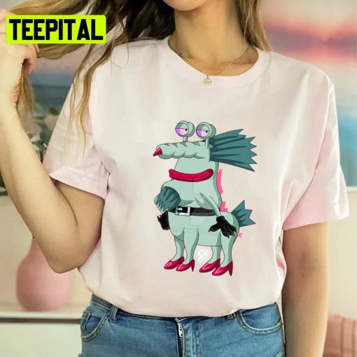 Funny Reaction Oblina Ahh Real Monsters Unisex T-Shirt