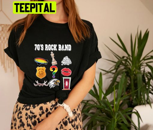 Funny Vintage 70’s Rock Band Trending Unisex T-Shirt