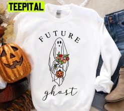 Future Floral Ghost Autumn Halloween Pumpkin Unisex Sweatshirt