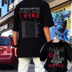 G Idle Vintage I Never Die Gidle Gidle World Tour 2022 Just Me Double Sided Shirt