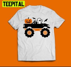 Ghost Monster Truck Halloween Unisex T-Shirt