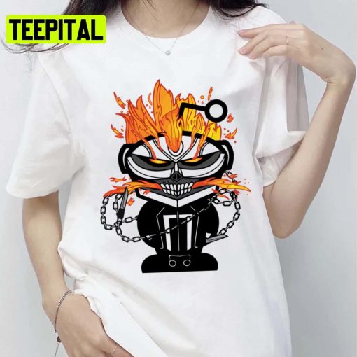 Ghost Rider Chibi Halloween Design Unisex T-Shirt