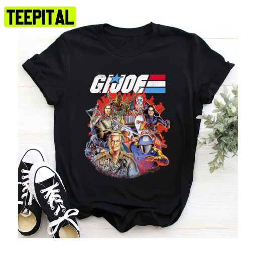 Gi Joe Group Shot Fade Thanksgiving Christmas Halloween Spooky Night Unisex Sweatshirt