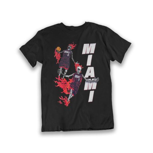 Goat Crew Team Miami Vintage Black Unisex T-Shirt