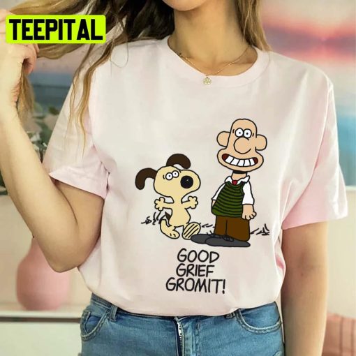 Good Grief Gromit Awesome Cartoon Cute Art Unisex T-Shirt