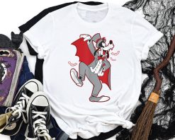 Goofy In Dracula Costume Halloween Disney And Pixar Holiday Unisex T-Shirt