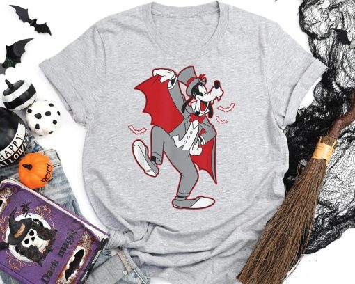 Goofy In Dracula Costume Halloween Disney And Pixar Holiday Unisex T-Shirt