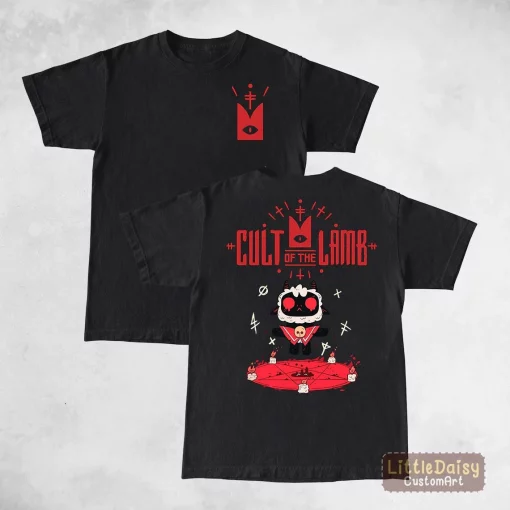 Graphic Cult Of The Lamb Video Game Double Sided Shirt