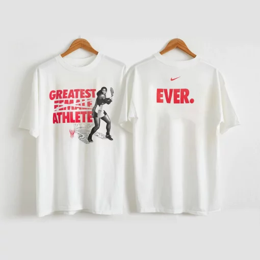 Greatest Female Athlete Serena Williams Retirement 2022 Double Sided Shirt