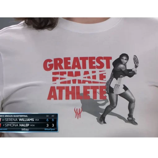 Greatest Female Athlete Serena Williams Retirement 2022 Double Sided Shirt