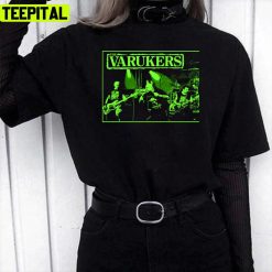 Green Art Retro Band The Varukers Unisex T-Shirt