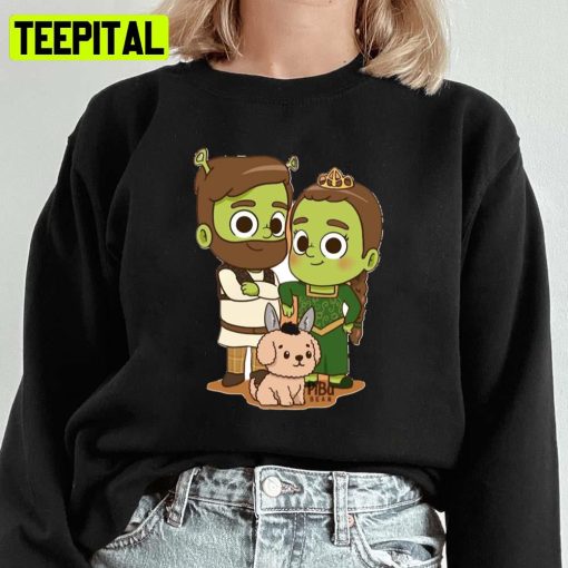 Green Couple Pibubear Unisex Sweatshirt