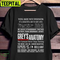 Greys Anatomy Quotes Unisex Shirt