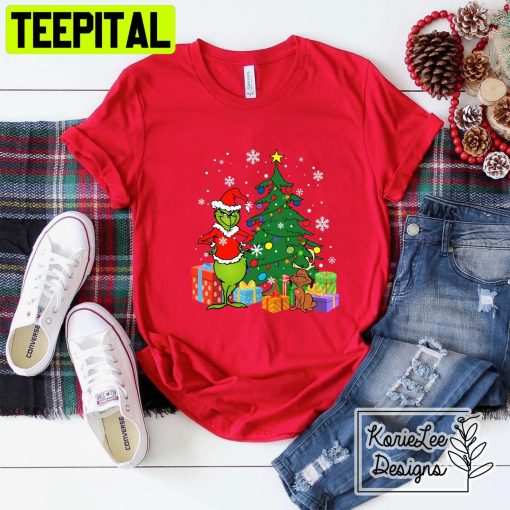 Grinch And Max Grinch Christmas Trending Unisex Shirt