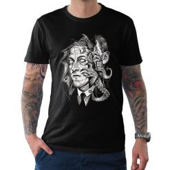 H P Lovecraft Horror Graphic T-Shirt