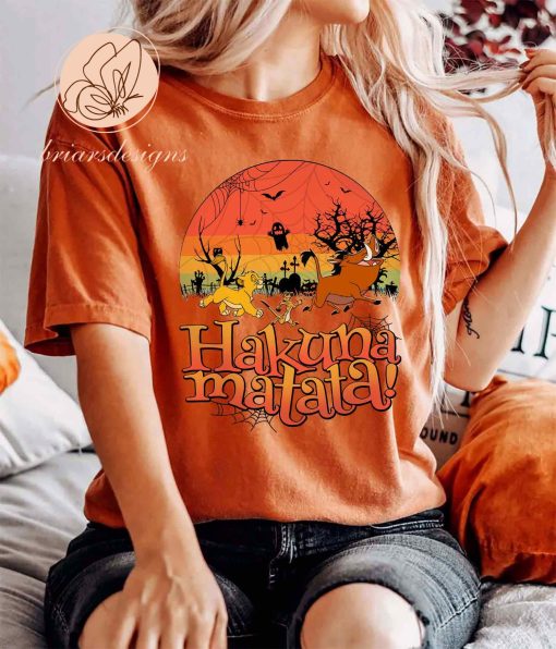 Hakuna Matata Lion King Simba Animal Kingdom Disney Halloween Unisex Sweatshirt