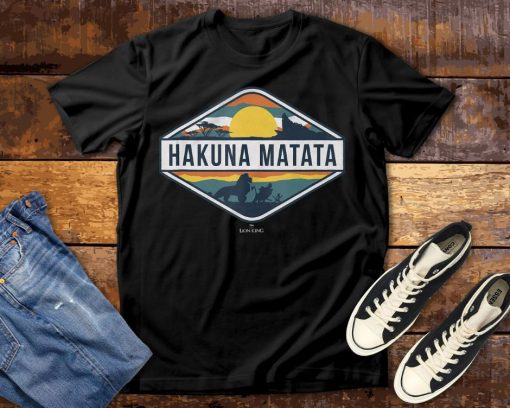 Hakuna Matata The Lion King  Diamond Disney T- Shirt