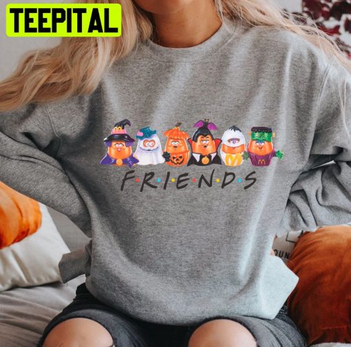 Halloween Friends 90s Vintage Retro Trending Unisex Shirt