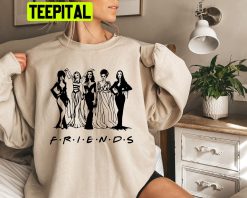 Halloween Friends Squad Goals Horror Squad Queens Trending Unisex Sweatshirt