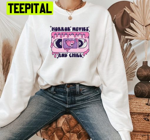 Halloween Horror Movie And Chill Trending Unisex Sweatshirt