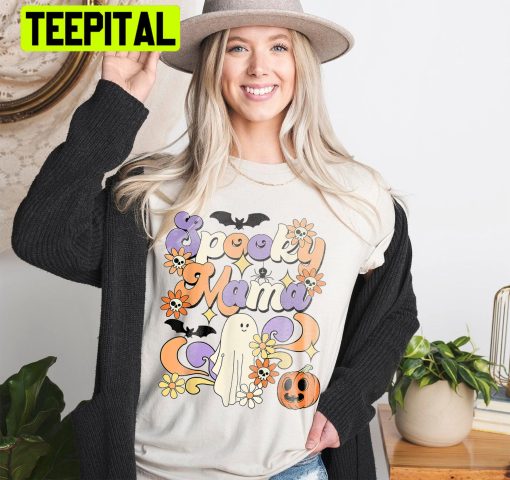 Halloween Spooky Mama Trending Unisex Shirt