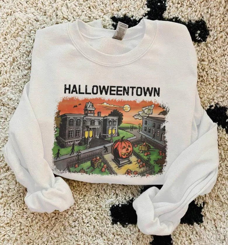 Halloween Town Iconic Design For Hlloween New Art T-Shirt