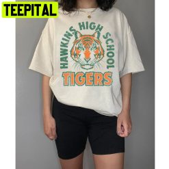 Hawkins High School Tiger Vintage Unisex T-Shirt